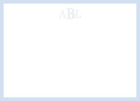 Abby Monogram Note Cards