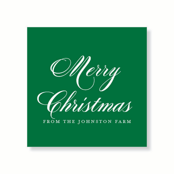 Merry Christmas Carmen Gift Tag