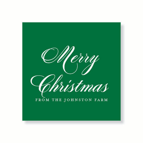 Merry Christmas Carmen Gift Tag