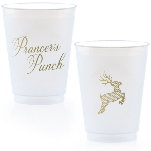 Prancer's Punch Frosted Cups