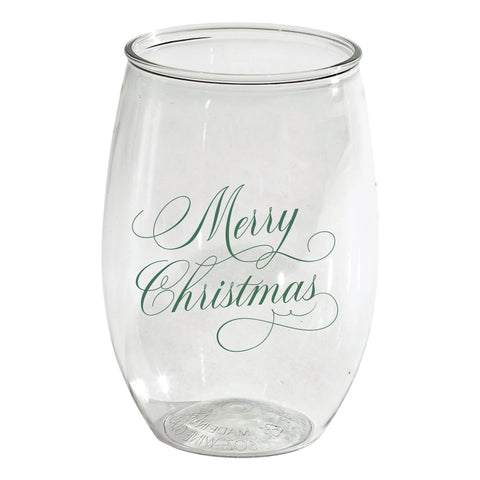 Merry Christmas Wine Tumblers