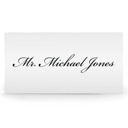 Simple Cursive Place Cards