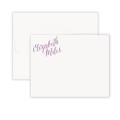 Calligraphy Style Note Cards