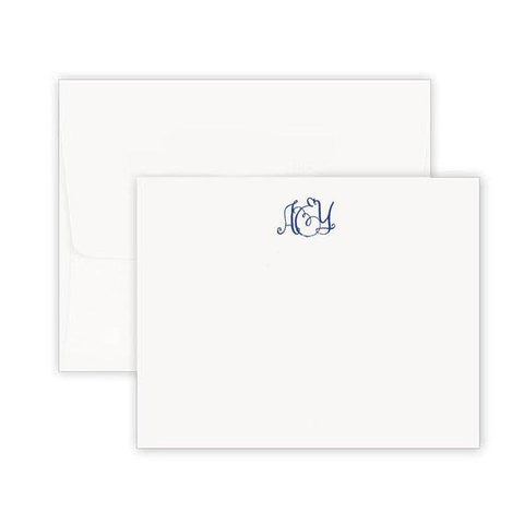 Simply Initialed Note Cards