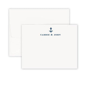 Anchored Away Note Cards