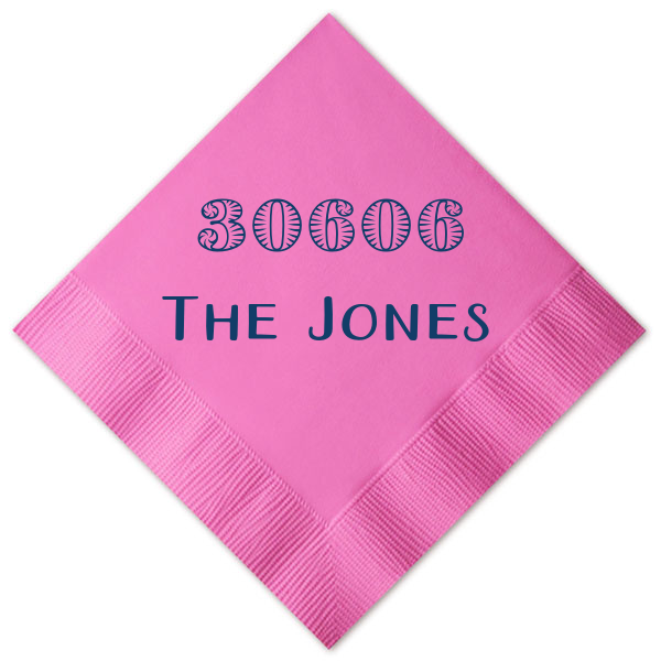 30606 Personalized Cocktail Napkin