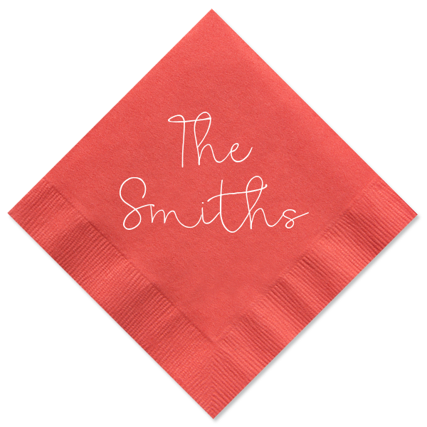 Personalized Cocktail Napkin