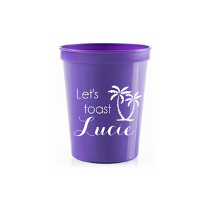 Let's Toast Personalized Cup