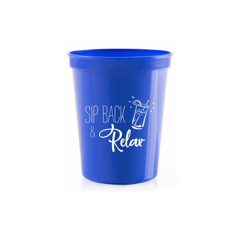 Sip Back and Relax Personalized Cup