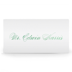 Curling Script Place Cards