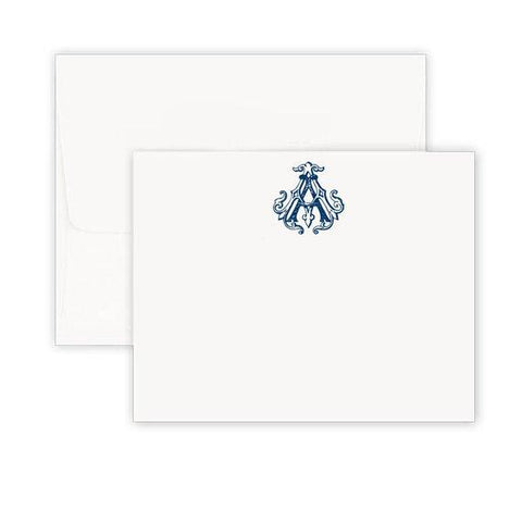 Royal Monogram Note Cards