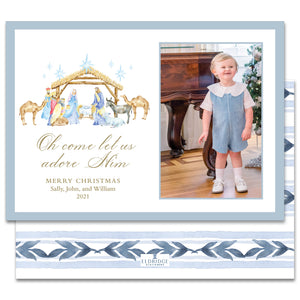 Nativity Horizontal Holiday Card