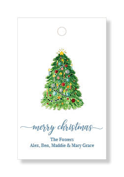 O' Christmas Tree Gift Tags