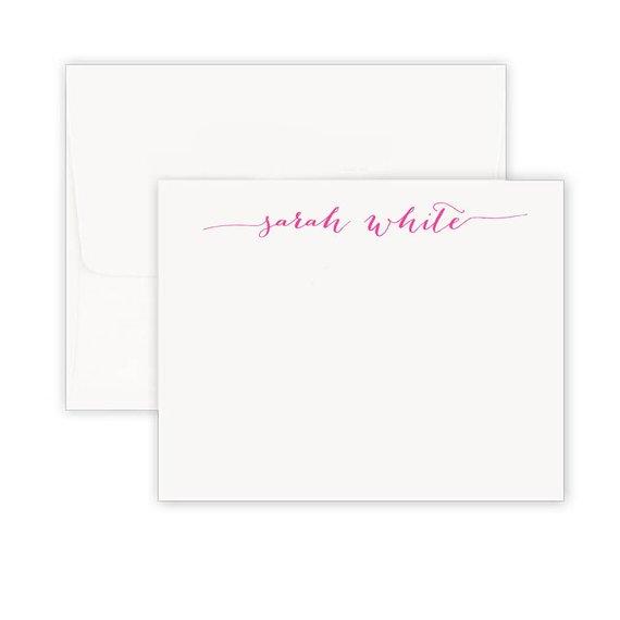 Simplistic Signature Note Cards