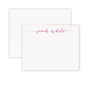 Simplistic Signature Note Cards