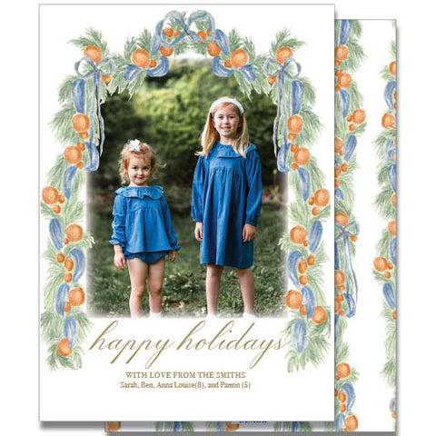 Citrus Spruce Holiday Card