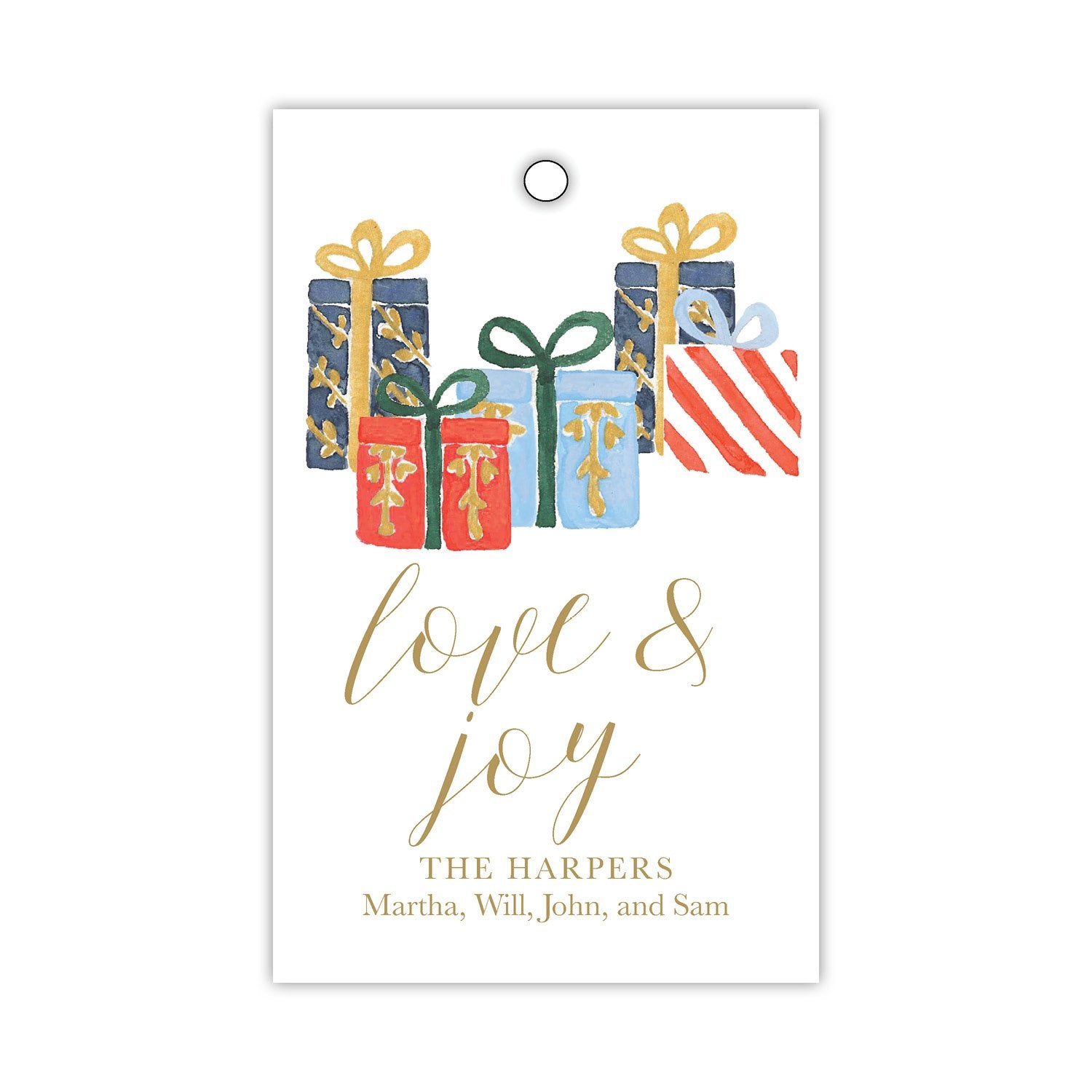 Gifts with Love and Joy Gift Tags