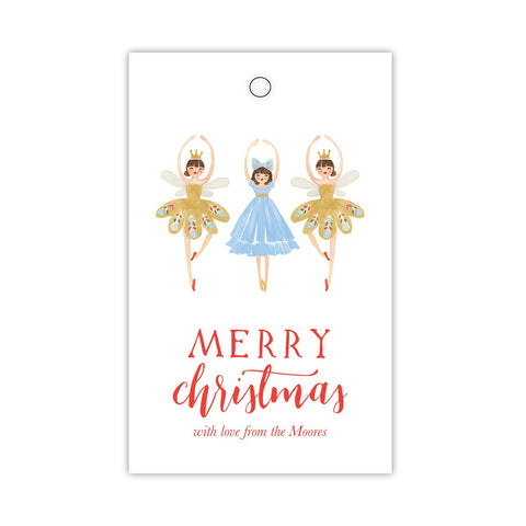Merry Ballerinas Gift Tags