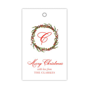 Very Berry Wreath Gift Tags