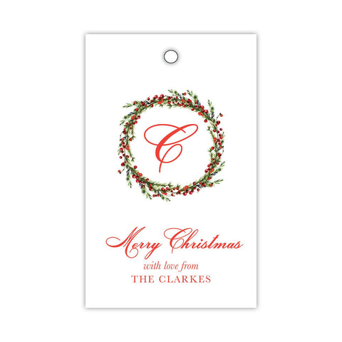 Very Berry Wreath Gift Tags