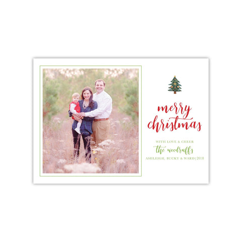 One Christmas Tree Holiday Card