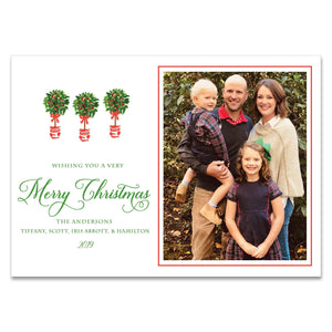 Berry Topiary Holiday Card