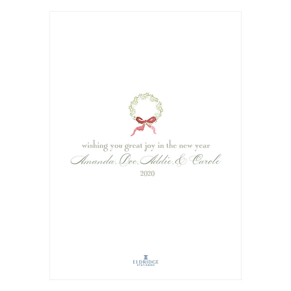 Vintage Berry Holiday Card