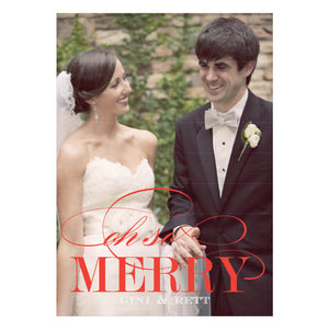 Oh So Merry Holiday Card