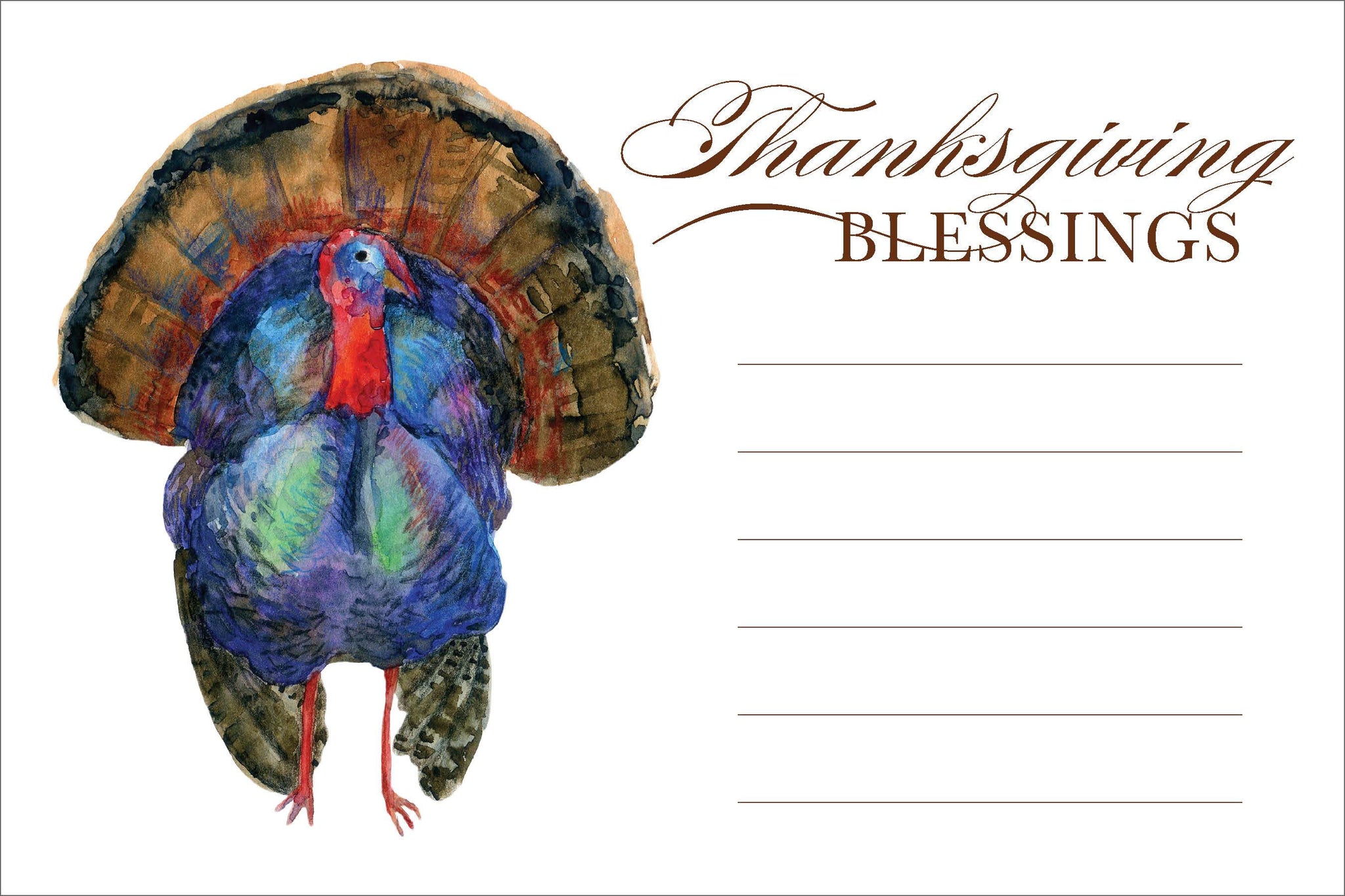Thanksgiving Blessings Placemats