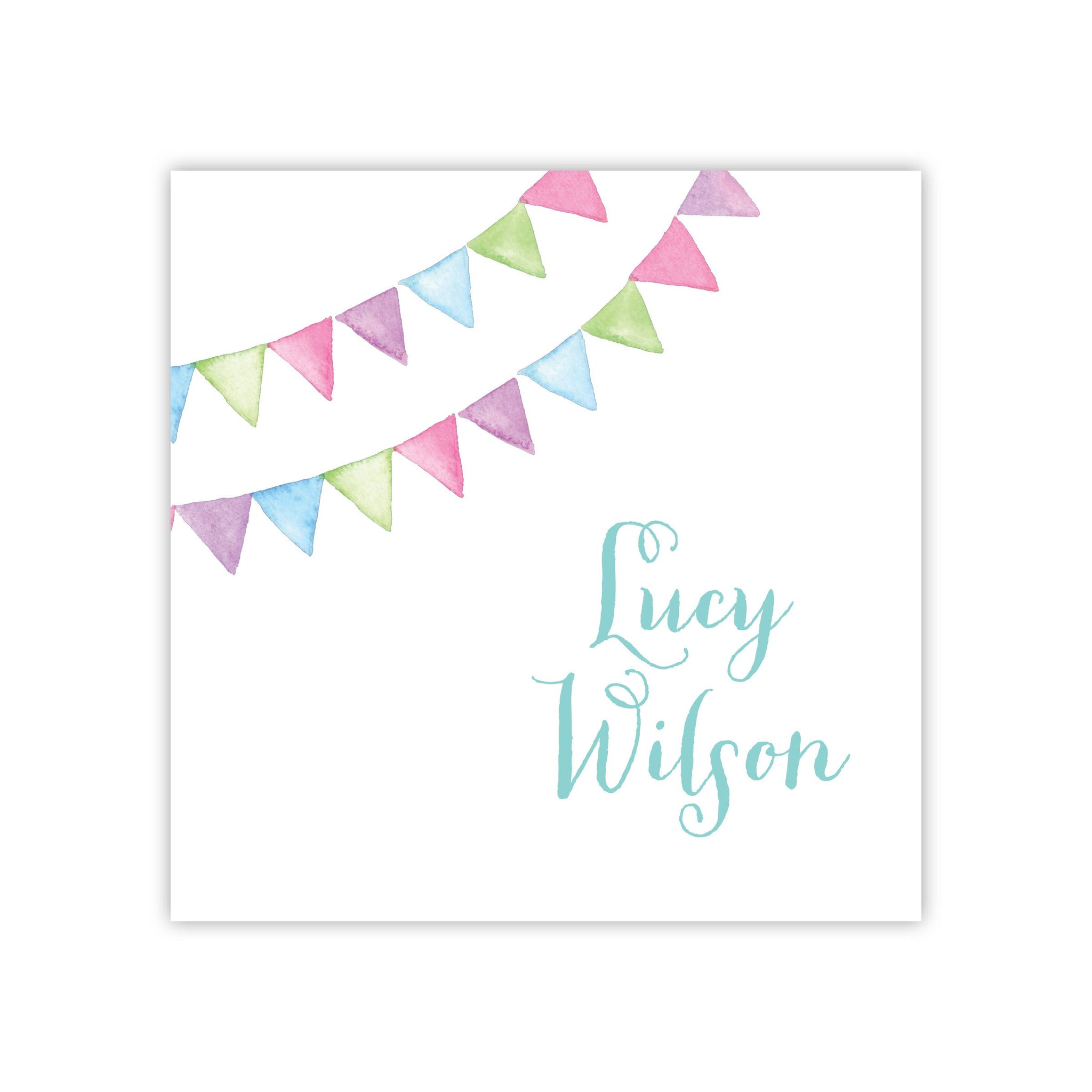 Party Flags Enclosure Card