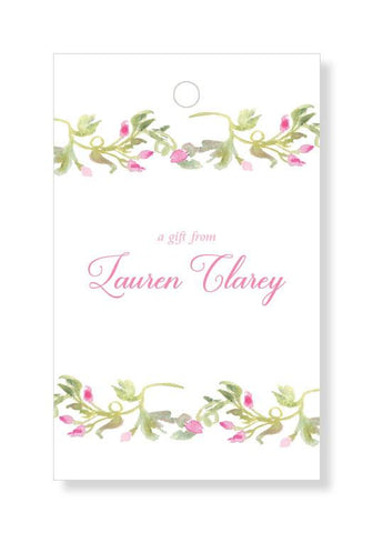 Pink Buds Gift Tags
