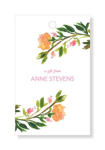 Sunset Rose Gift Tags