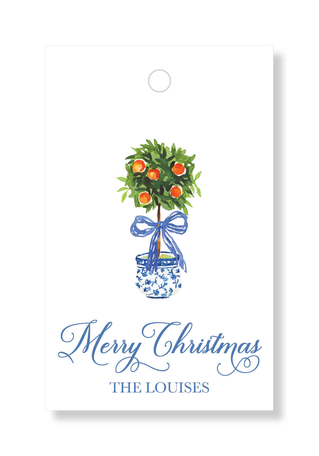 Citrus topiary Gift Tags