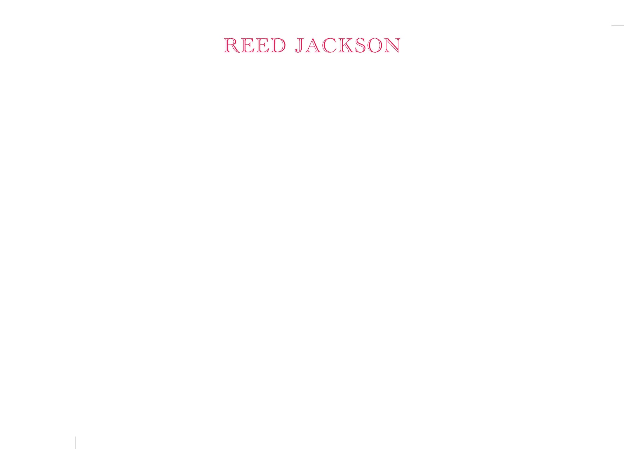 Reed Personalized Note Cards