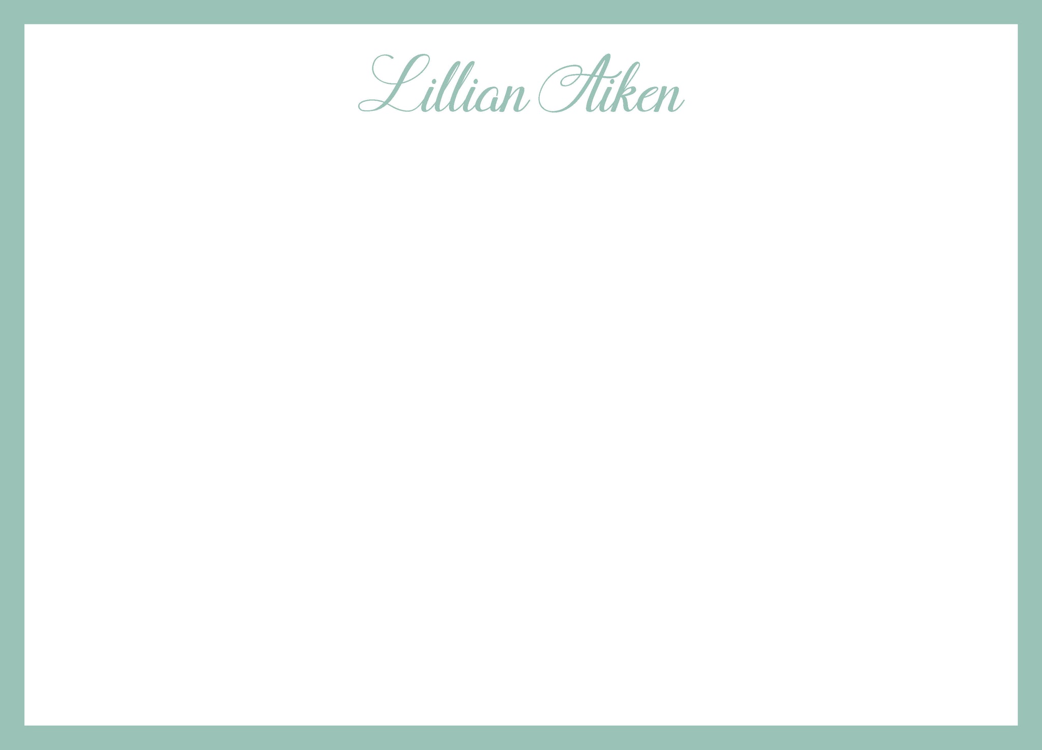 Lillian Personalized Note Cards