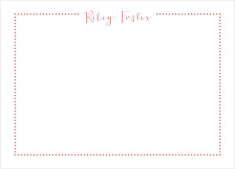 Riley Personalized Note Cards