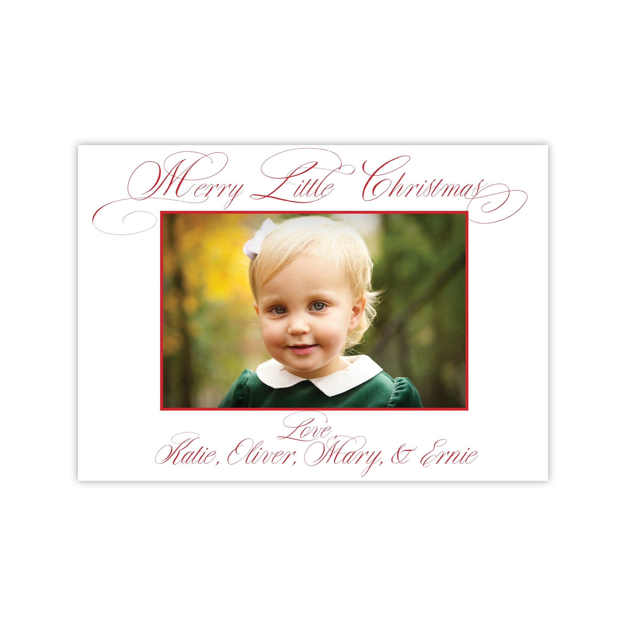 Merry Little Christmas Holiday Card