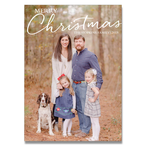 Merry Pines Holiday Card