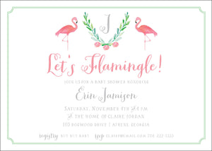 Let's Flamingle Invitation
