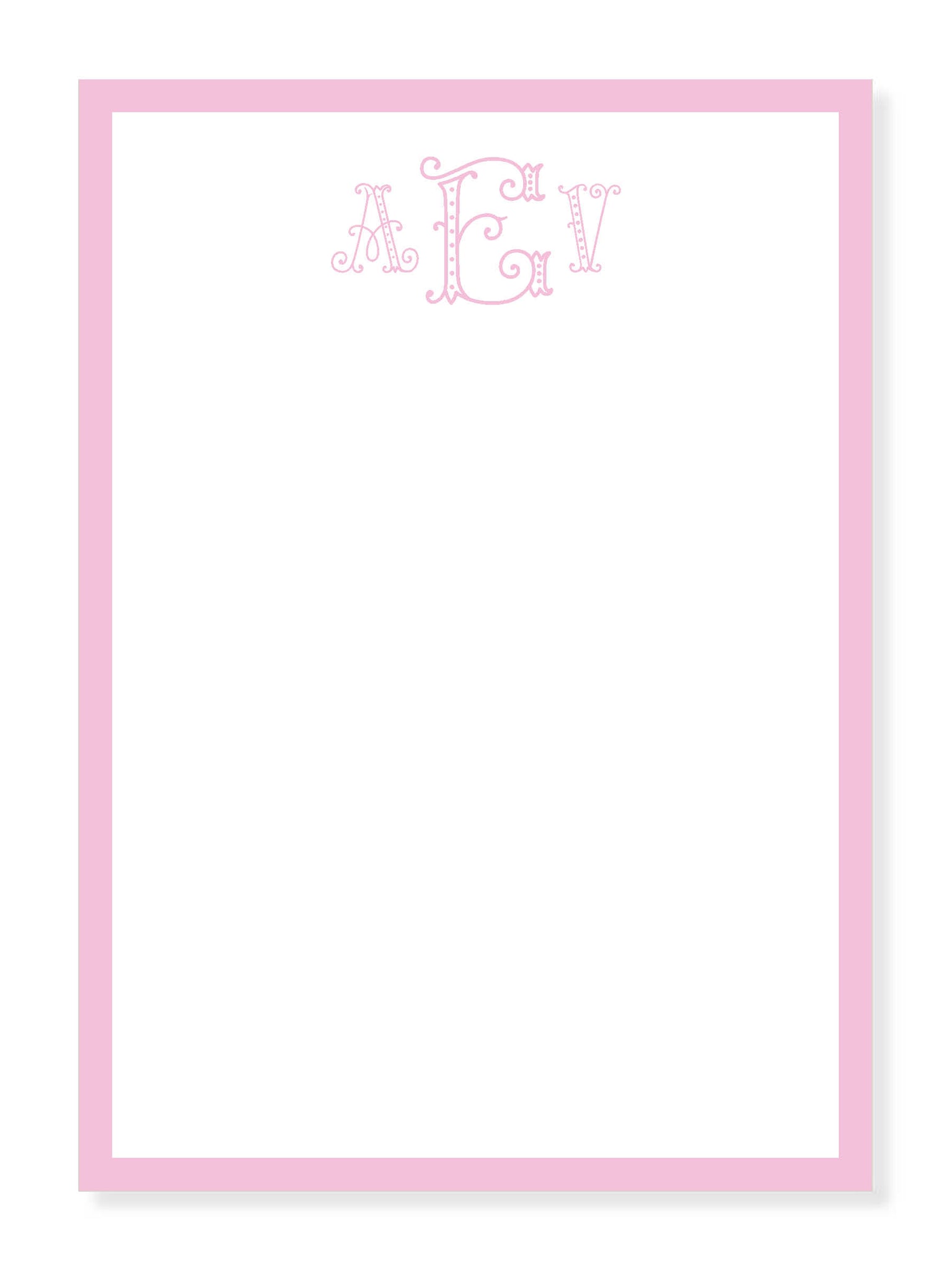 Ellen Monogrammed Notepad