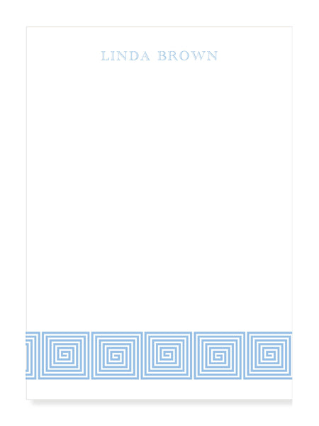 Linda Monogrammed Notepad