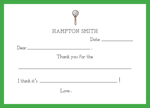 Hampton Thank You Note Cards