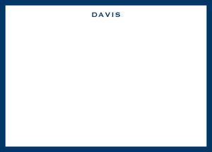 Davis Personalized Note Cards