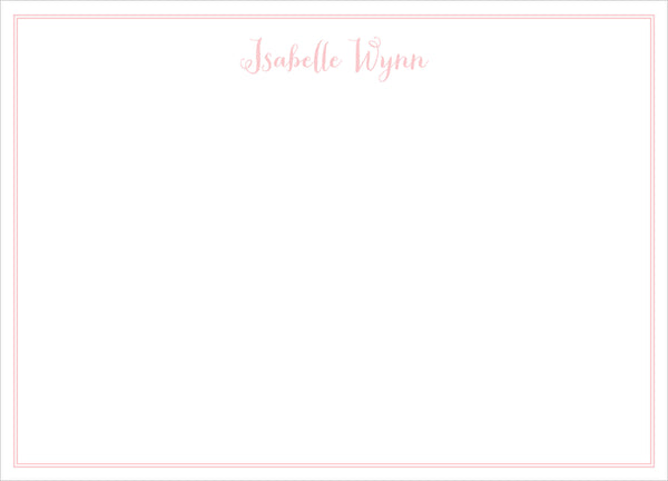 Isabelle Monogram Note Cards
