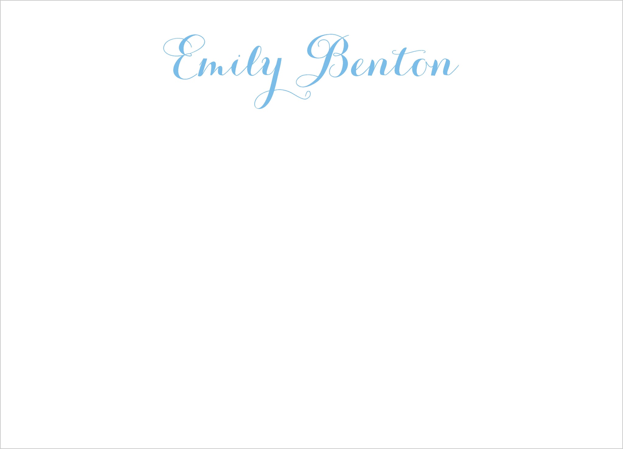 Emily Personalized Note Cards