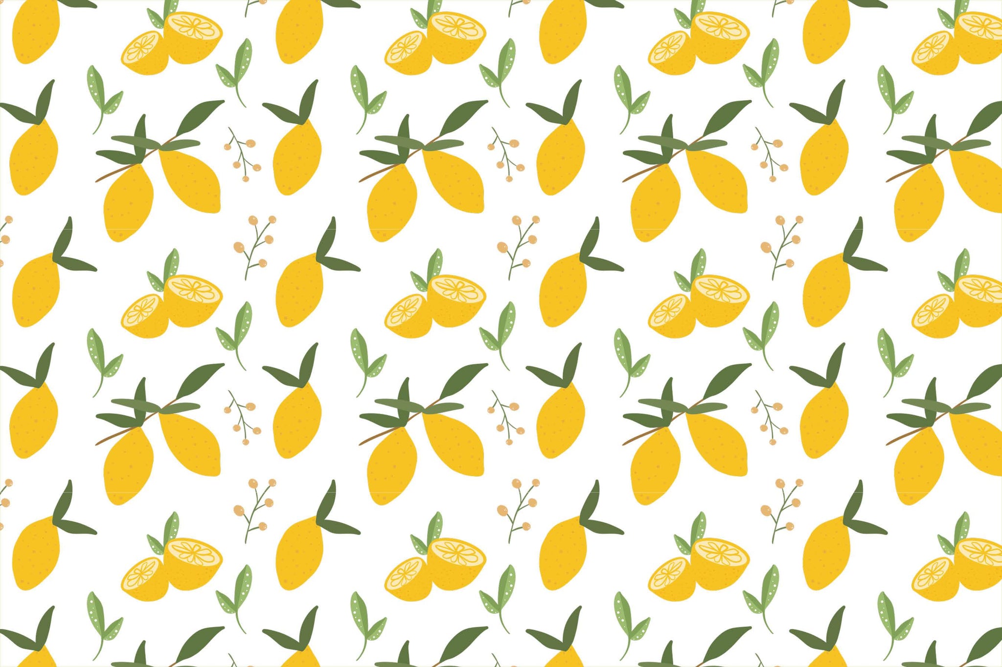 Lemon Citrus Placemats