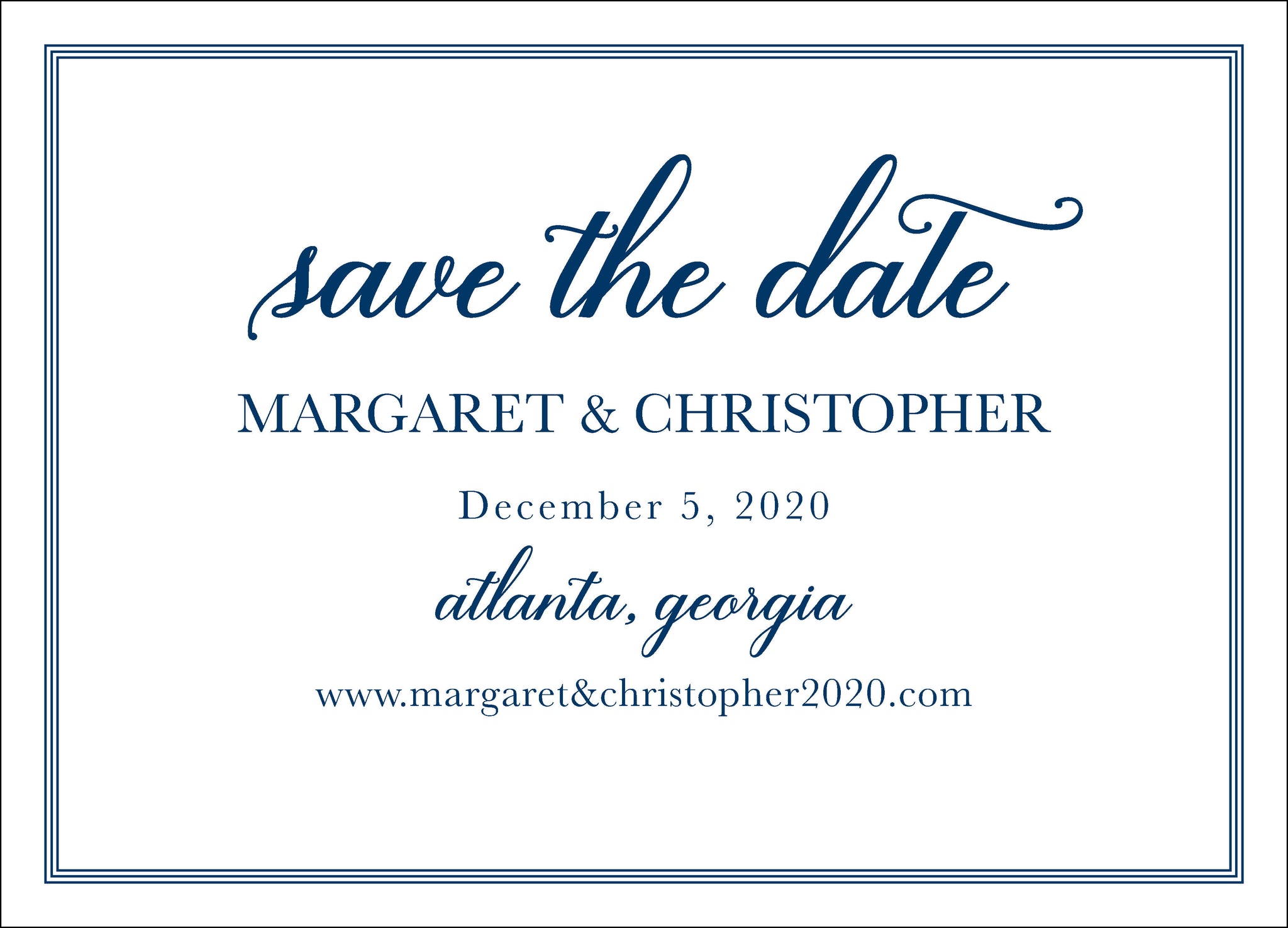 The Margaret Suite Save the Date