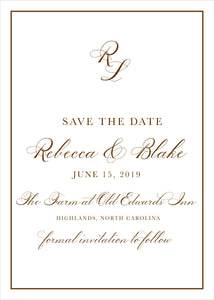 The Rebecca Suite Save the Date