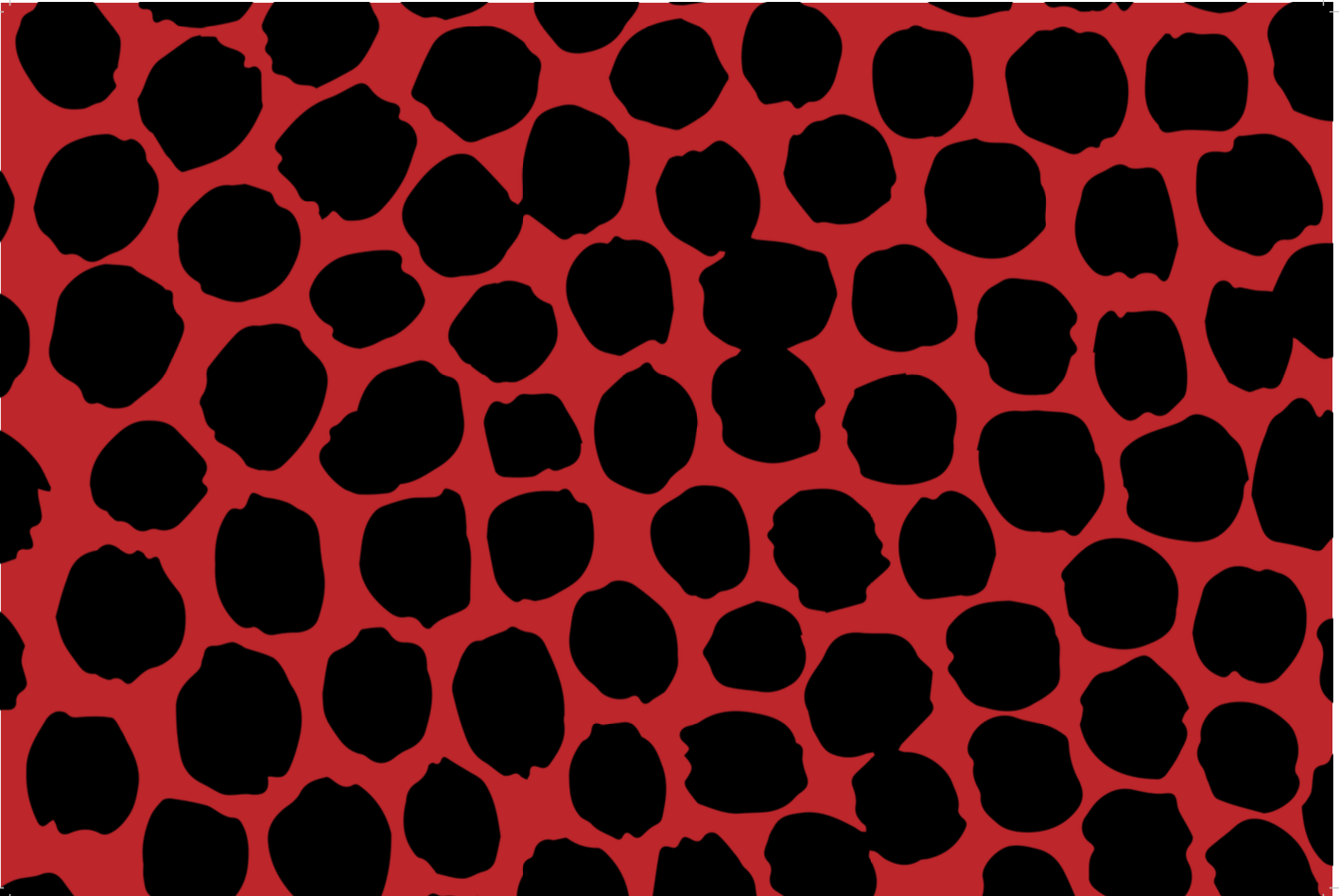 Red and Black Dots Paper Placemats