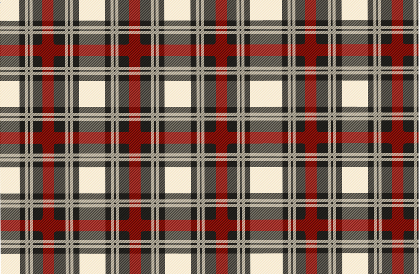 Red and Black Plaid Paper Placemats